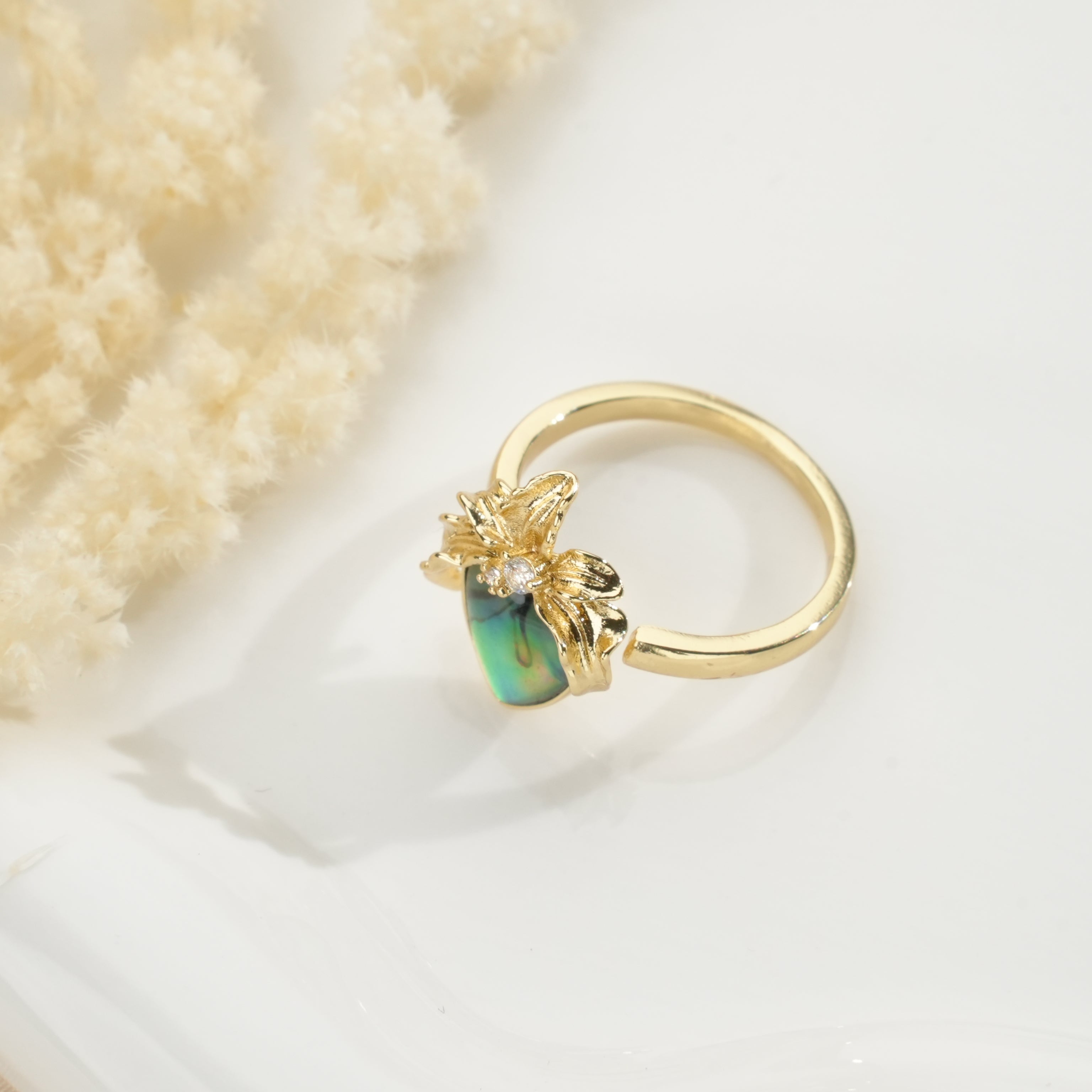 Abalone Pearl Ring