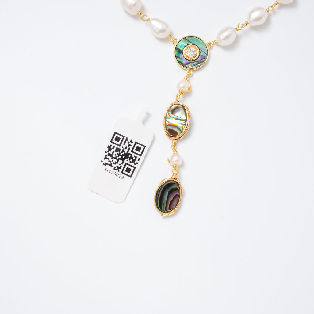 Dopamine Glow Pearl Necklac