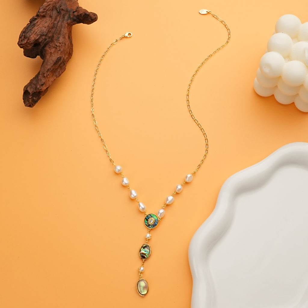 Dopamine Glow Pearl Necklac