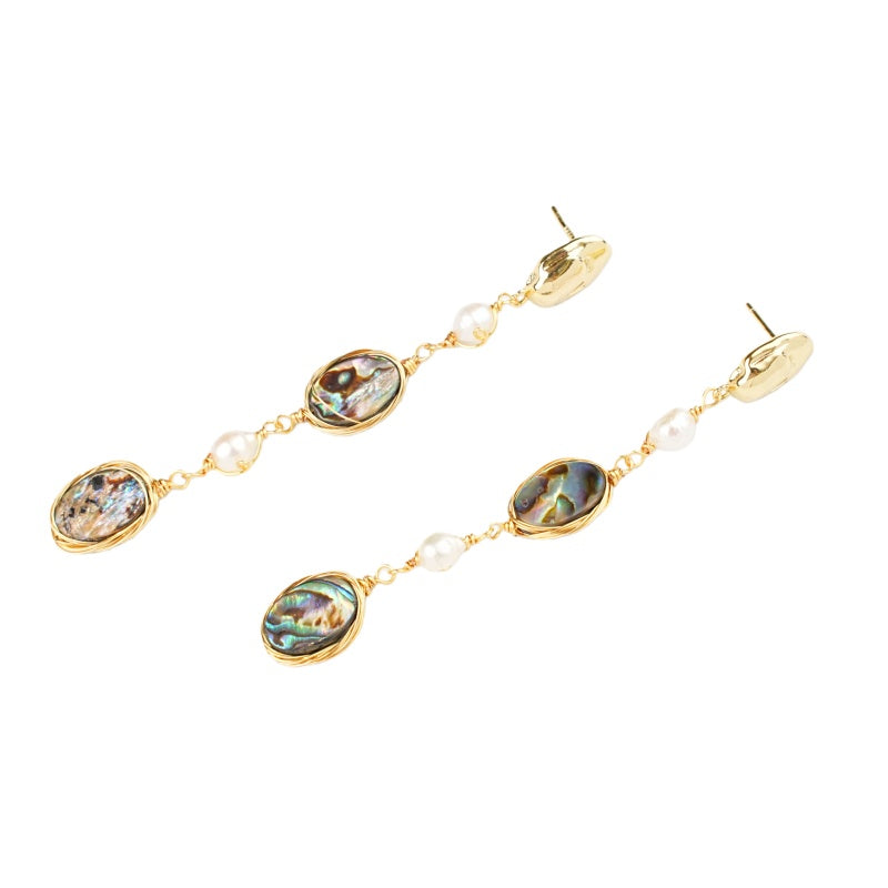 Baroque Glow Pearl Drop Earrings